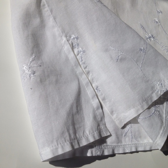 White Egyptian Cotton Spaghetti Strap Top - Picture 8 of 12